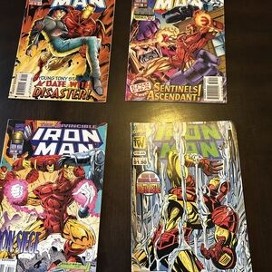 Marvel Iron Man Comic Book Lot - Red, Gold, Yellow, Purple, Blue